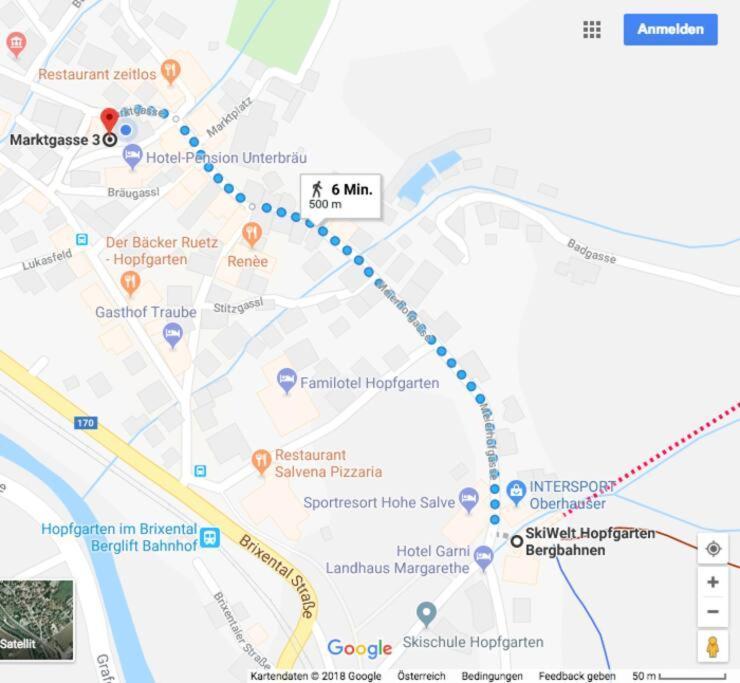 Appartement Der Buergerbote Zur Hohen Salve Гопфгартен-ім-Бріксенталь Екстер'єр фото